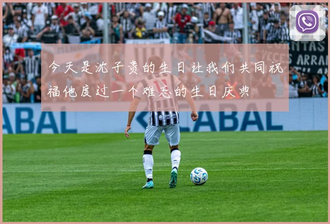 今天是沈子贵的生日让我们共同祝福他度过一个难忘的生日庆典